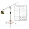 320cm Studio Heavy Duty Photography Professional Film and Television Full Metal Lighting Stand with Cantilever and Wheels view 2