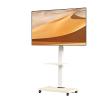 Adjustable Floor Standing TV Stand Removable with Art Stand for 32 55 65 75 Inch TV(White) view 1