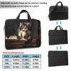 WZYWHJ 13 inch Husky on the book Printing Laptop Bag - with Soft Interior, Multiple Pockets - Ideal for Men, Travel and Business view 4