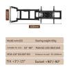 50-80 inch TV Wall Mount Bracket Angle Adjustable 4 arms Stronger TV Mount up to 80 kg  100 * 100~600 * 400(WMX100) view 2