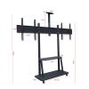 Applicable to 32-100 inch LCD TV Mobile cart 1800 Dual Screen Video Conference TV Stand view 2