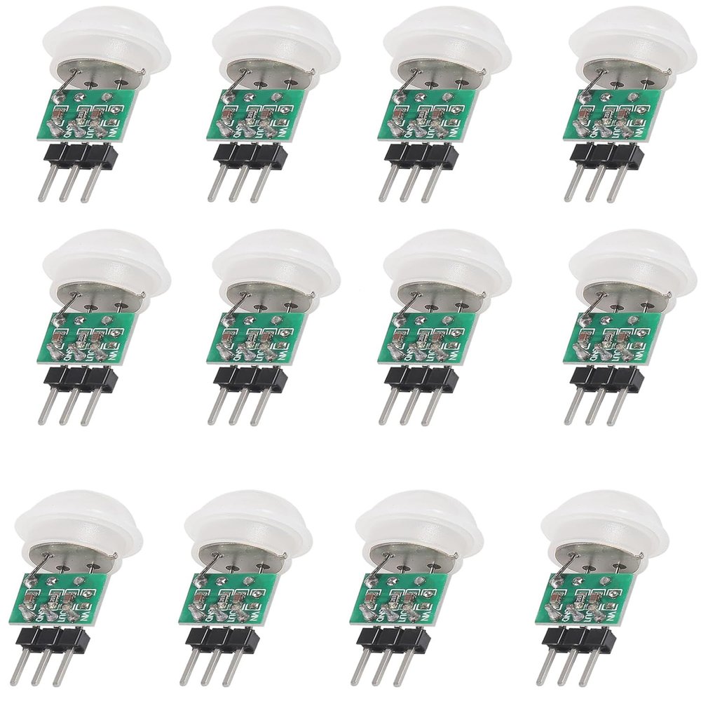 12pcs AM312 Sensor Mini Sensor Module Pyroelectric Infrared Motion Automatic Detector DC 2.7 to 12V for Arduino