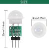 12pcs AM312 Sensor Mini Sensor Module Pyroelectric Infrared Motion Automatic Detector DC 2.7 to 12V for Arduino view 2