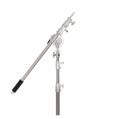 106cm-249cm Stainless Steel Cross arm Pole Bag Studio Accessories Extension Pole