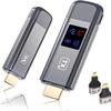 TTQ Wireless HDMI Transmitter and Receiver, TTQ Wireless HDMI Extender 4K Supported, Metal Housing, LED Display, 100FT Range, 2.4G&5G, for PC/Laptop/Camera/HDTV/Projector/TV Box view 1