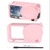 Arxonis 4-in-1 Silicone Protective Case Compatible with DJI Osmo Action 6, Full Body Protection Set with Lens Cap & Lanyard, Shockproof Anti-Scratch Cover[Pink] view 1