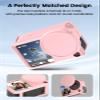 Arxonis 4-in-1 Silicone Protective Case Compatible with DJI Osmo Action 6, Full Body Protection Set with Lens Cap & Lanyard, Shockproof Anti-Scratch Cover[Pink] view 3