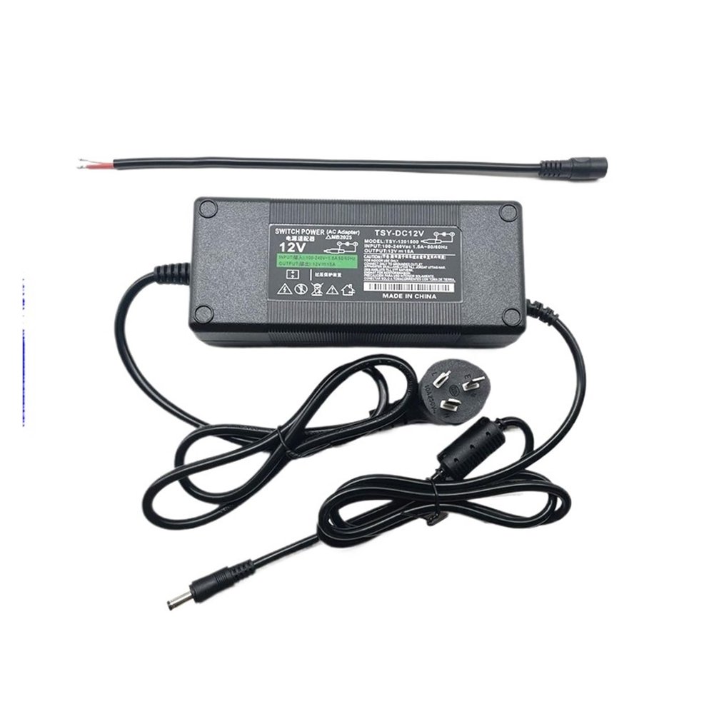 12V 20A Power Adapter 12V 18A 15A car subwoofer Amplifier Audio air Pump Light Strip Power Supply(12V-15A Power Supply)
