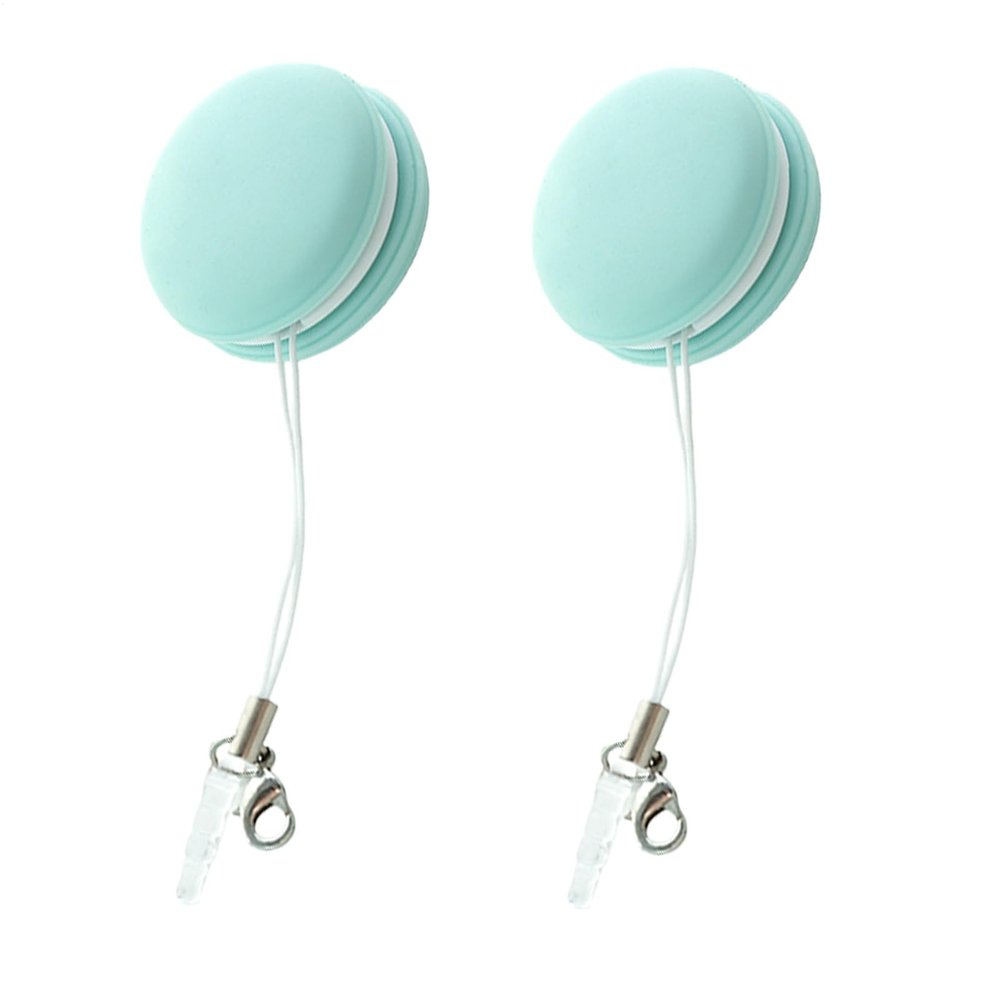 Macarons Phone Screen Cleaner, 2PCS Reusable Macarons Eyeglass Screen Wipes Brush, Cute Macaroons Laptop Cleaning Tool with Bracelet Hook, Hangable Macaroons Laptop Car Screens Cleaner Tool