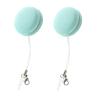 Macarons Phone Screen Cleaner, 2PCS Reusable Macarons Eyeglass Screen Wipes Brush, Cute Macaroons Laptop Cleaning Tool with Bracelet Hook, Hangable Macaroons Laptop Car Screens Cleaner Tool view 1