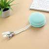 Macarons Phone Screen Cleaner, 2PCS Reusable Macarons Eyeglass Screen Wipes Brush, Cute Macaroons Laptop Cleaning Tool with Bracelet Hook, Hangable Macaroons Laptop Car Screens Cleaner Tool view 3