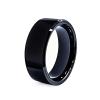 Edinruis RFID Rewritable Ring Black US#8(RFID Ring Dual Frequency in One Smart Ring 13.56MHz CUID&125KHz T5577 Access Key Cards Ceramic Smart Finger Ring Wear for Men or Women) view 1