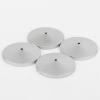 4Pcs Brass Speakers Spikes Pad Mats Speakers Isolation Stand Feet Cones Shock Floor Protectors Base for Loudspeaker Feet Pad view 4