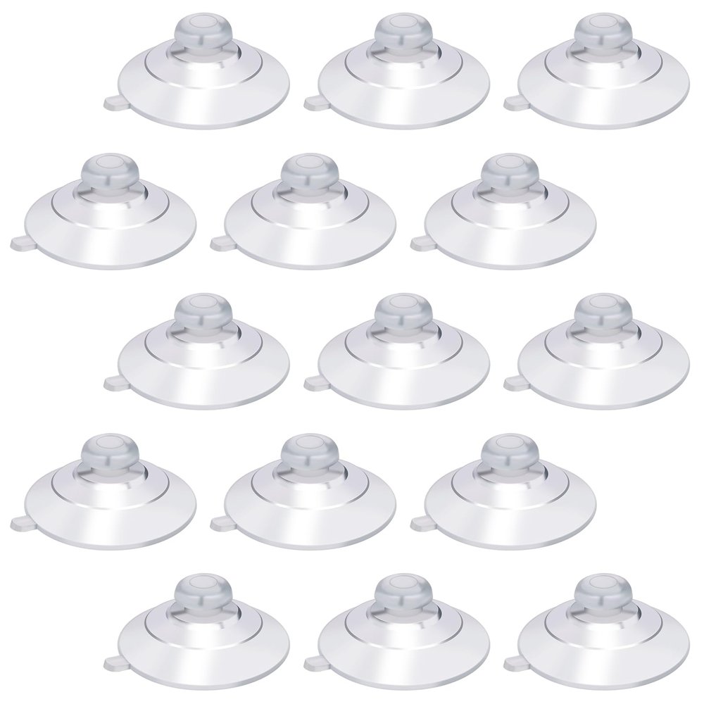 15 Pcs Replacement Suction Cups for Radar Detectors  Long-Lasting Grip, Compatible with Cobra, Escort, Beltronics, AutoBoxClub & EZ Pass Mounts