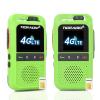 TIDRADIO TD-G100 Rapid Unlimited Range 4G LTE PoC Walkie Talkies Long Range with SIM Cards, Nationwide 5000 Miles Two Way Radios, Global PTT for Family, Logistics,Construction site,Green-2 Pack view 1
