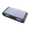 Type-c to USB Charging Three-in-one with Light OTG Adapter USB Computer Mobile Phone Docking Station(ApplenotebookdedicateddualUSB) view 1