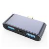 Type-c to USB Charging Three-in-one with Light OTG Adapter USB Computer Mobile Phone Docking Station(ApplenotebookdedicateddualUSB) view 3