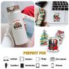 12pcs Christmas Book Club Stickers Pack for Readers, Holiday Book Lovers Cozy Reading Fans Cute Festive Library, Gnomes, Fireplace & Bookish Christmas Vinyl Decals for Water Bottle, Laptop 2 Inches view 3