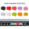 Rj45 Dust Cover 20 PCS Interface Silicone Dust Plug Laptop LAN Cable Dustproof Plugs Desktop Router Switch Network for Tv Computer(Watermelon Red) view 2
