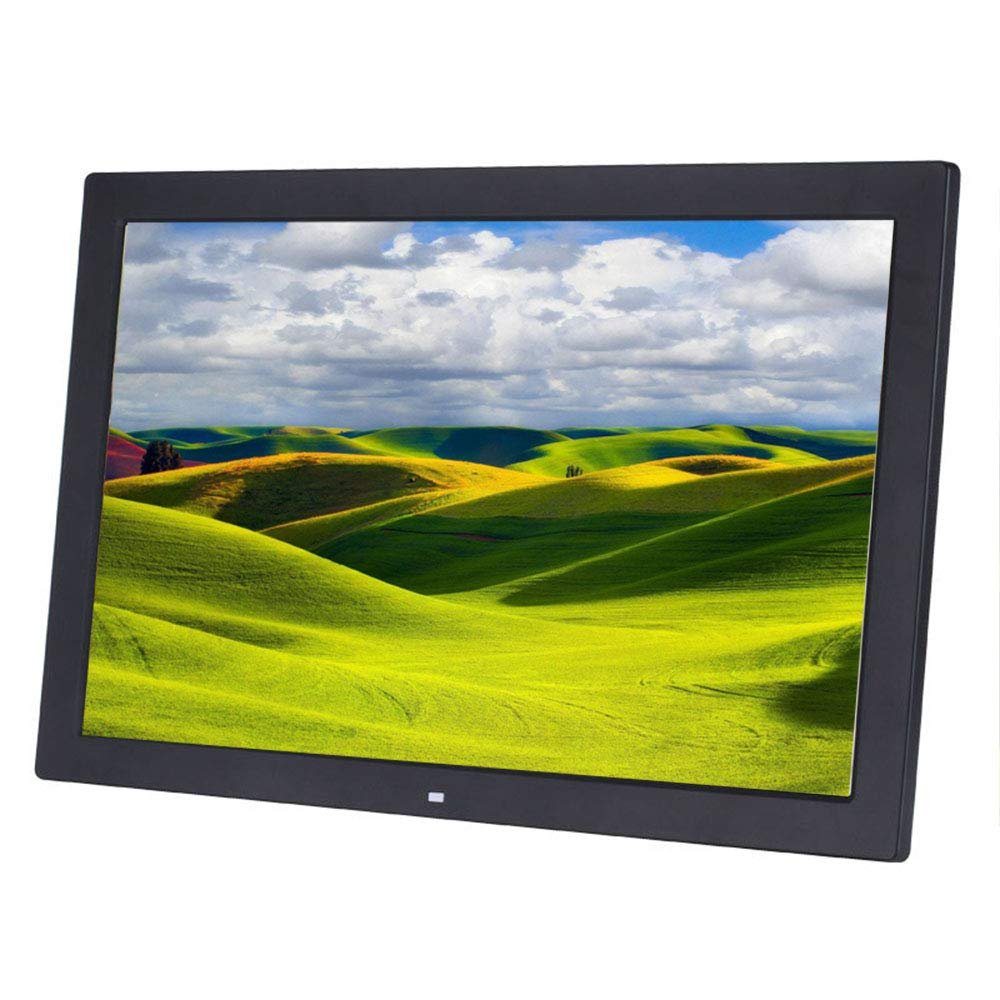 LFSDFJ 18.5-Inch Digital Photo Frame, High Resolution, with Video Player, Multifunctional Wall-Mounted Advertising Player