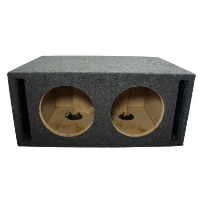Dual 8-Inch SPL Bass Subwoofer System with Labyrinth Vent Design, Car Audio Stereo Enclosure