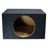 12-Inch Single Subwoofer Enclosure, Sealed Slanted Box for Car Audio, Hatchback Style view 2