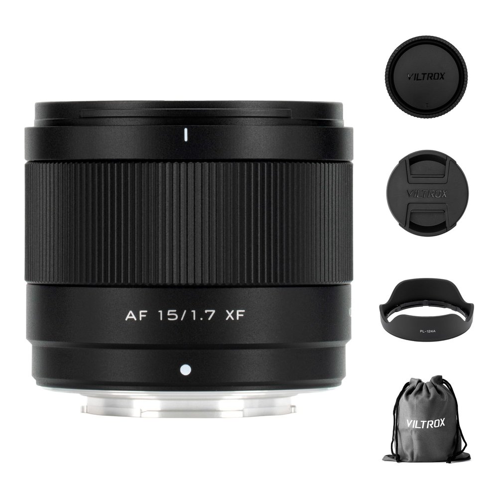 VILTROX 15mm F1.7 Air X-Mount Autofocus Lens for Fujifilm APS-C, Ultra Wide Angle Large Aperture Prime Lens, Compatible with X-T5 X-S20 X-H2S X-T30II for Street and Indoor Photography