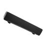 Aramox USB Computer Speaker, Wired Mini with 3.5mm Aux, Portable Stereo Subwoofer for TV PC Laptop Desktop Cellphones Tablets, Lightweight Plastic Body with Blue LED (Black) view 3