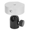 Aramox Ball Head Tripod Adapter, Aluminum Alloy for Satellite Mount with Enhanced Versatility and Stable Antenna Positioning, Ideal for Camping and RV Use (Silver Adapter) view 2