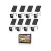AKAVIG 4MP Solar Wireless Security Security System(Monitor NVR, 8 Cameras with Solar Panels, 2T Hard Disk), Home Surveillance Cameras Kit with Color Night Vision, 2-Way Audio, and Motion Detection view 1