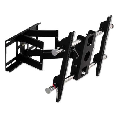 UUJHIKXD DL-D-201MT Dual Arm 42-75 Inch Full Motion Telescopic LCD TV Wall Mount Stainless Steel Swivel Screen Stand Bracket Plasma Stand