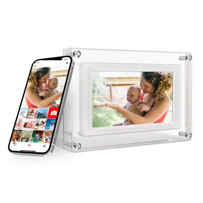 LFSDFJ 5 Inch WiFi Digital Picture Frame 1280 * 720 IPS Hd Cloud Smart Digital Photo Frame 32Gb Storage USB Auto Rotation Clearer