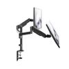 ADBWEKKF Dual Monitor Pneumatic Spring Sit-Stand Desk Stand for 2 Screens up to 32 Inches view 1