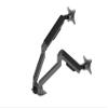 ADBWEKKF Deep space gray aluminum alloy dual-screen monitor stand double-arm computer stand lifting base screen rotation view 4