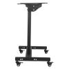 ADBWEKKF 32-75 inch short TV stand floor-standing movable cart angle folding 90-degree vertical TV mount view 3