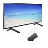 ADBWEKKF 2 Pieces TV Stand Base for LCD TV Heightened Feet TV Stand Desktop Bracket view 4