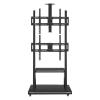 ADBWEKKF Dual screen TV stand floor stand movable cart hanger display stand conference vertical TV hanger view 3