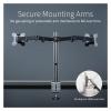 FNJTDVWS Black Dual Monitor Desk Stand Adjustable Bracket for 32 Inch Screens - view 3