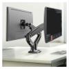 ADBWEKKF F160 Gas Spring 360 Degree Desktop 17" - 27" Dual Monitor Stand Arm Monitor Mount Bracket Each Holds 2-9kg(Black) view 4
