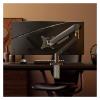 ADBWEKKF Monitor stand, accommodates up to 32 inches, supports 19.8 lbs per screen, computer desk mount, adjustable gas spring, monitor view 2