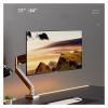 ADBWEKKF Monitor stand, accommodates up to 32 inches, supports 19.8 lbs per screen, computer desk mount, adjustable gas spring, monitor view 4