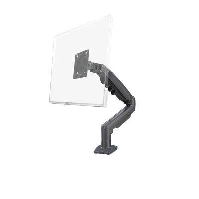 ADBWEKKF F80 computer monitor stand arm screen punch-free desktop liftable universal rotating bracket base(Black)