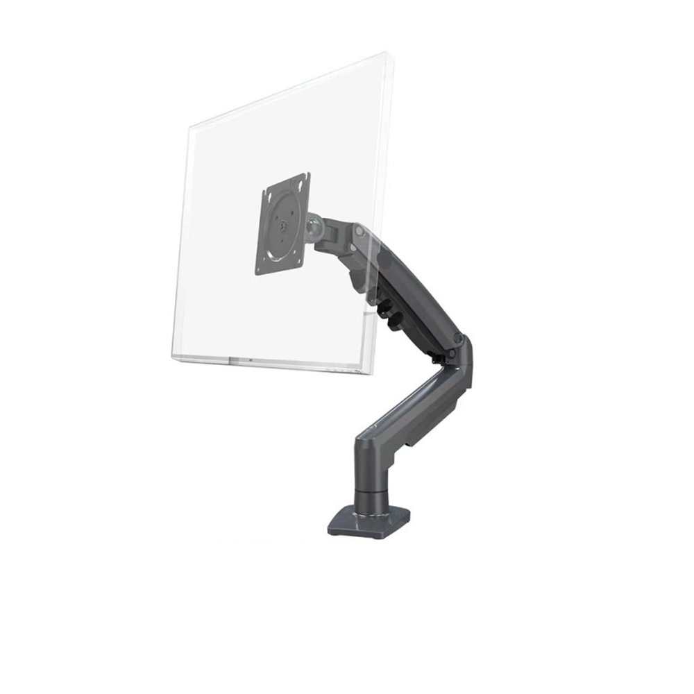 ADBWEKKF F80 computer monitor stand arm screen punch-free desktop liftable universal rotating bracket base(Black)