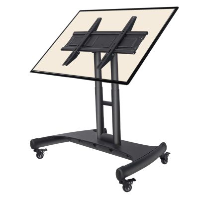 ADBWEKKF 32-75 inch short TV mobile bracket floor cart vertical TV mount