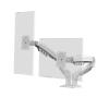 ADBWEKKF F160 monitor stand dual screen non-hole base universal telescopic rotating lifting and heightening bracket(White) view 1