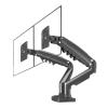 ADBWEKKF F160 monitor stand dual screen non-hole base universal telescopic rotating lifting and heightening bracket(White) view 3