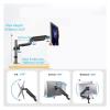 ADBWEKKF Adjustable Screen Monitor Stand for 13-32 Inch Desktop TV Stand Spring-Loaded Arm Rotating Lift Computer Base Hole Spacing 100*100mm 2-9kg view 3