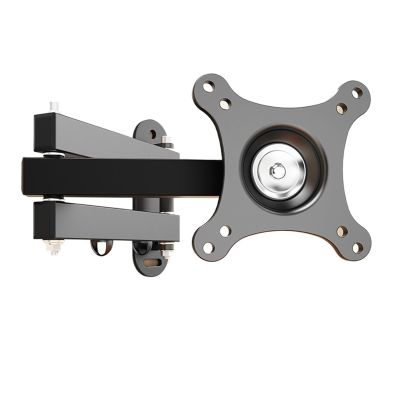 ADBWEKKF 20 Tilt TV Wall Mount Bracket 360 Rotating Bracket TV Bracket Suitable for 14-24 Inch Computer Monitor Bracket Flat Panel Display(Black)
