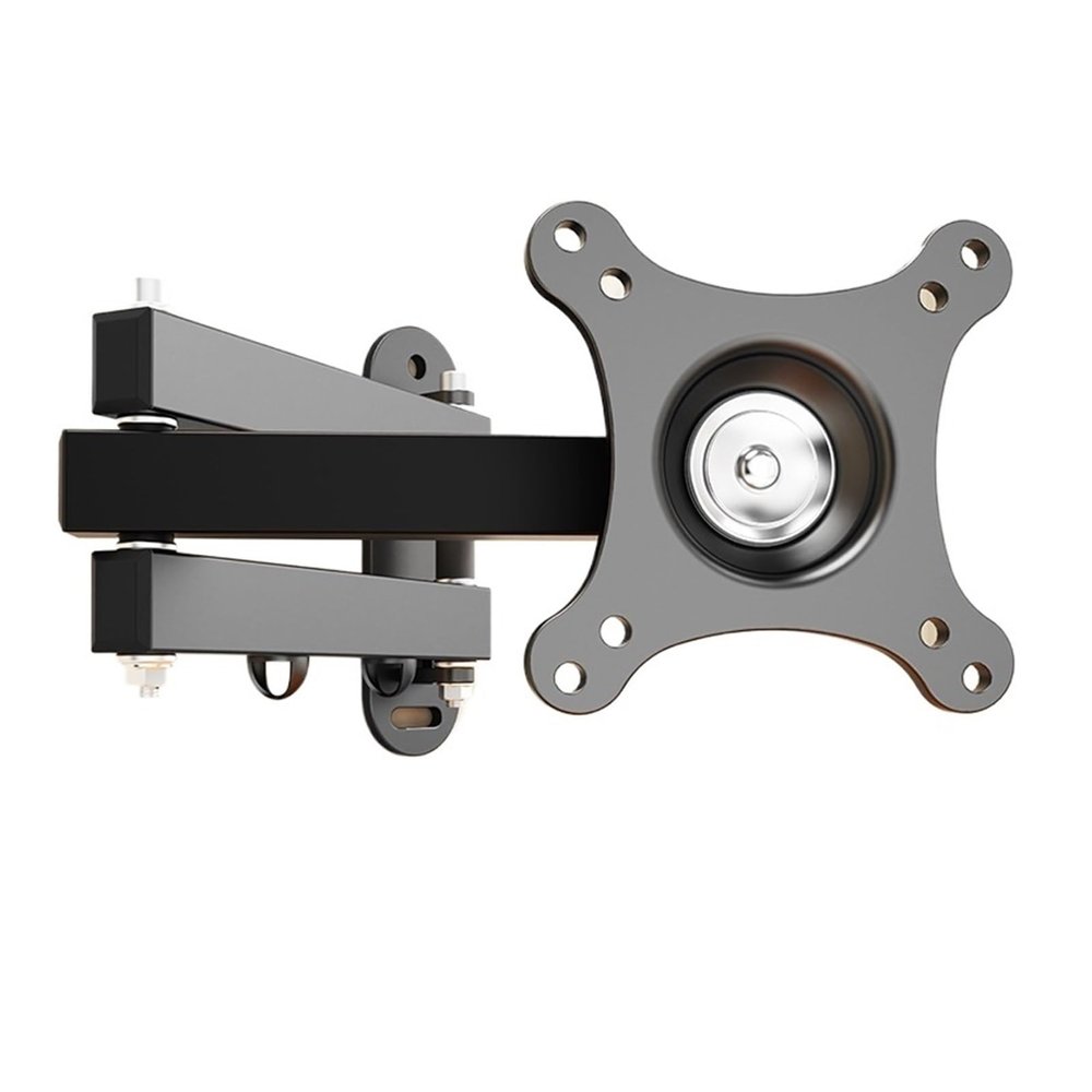 ADBWEKKF 20 Tilt TV Wall Mount Bracket 360 Rotating Bracket TV Bracket Suitable for 14-24 Inch Computer Monitor Bracket Flat Panel Display(Black)