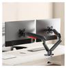 ADBWEKKF Dual screen monitor stand mechanical arm white lifting notebook two-in-one computer heightening bracket(Black) view 2